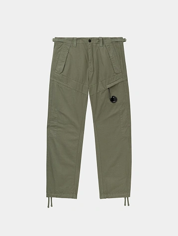 Брюки C.P. Company Cotton Gabardine Regular Cargo Thyme
