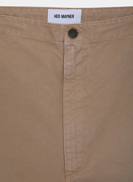 Брюки Hed Mayner Drawstring Trousers Beige Khaki