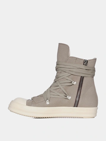 Кеды RICK OWENS DRKSHDW Megalaced Low Dirty Pearl/Milk