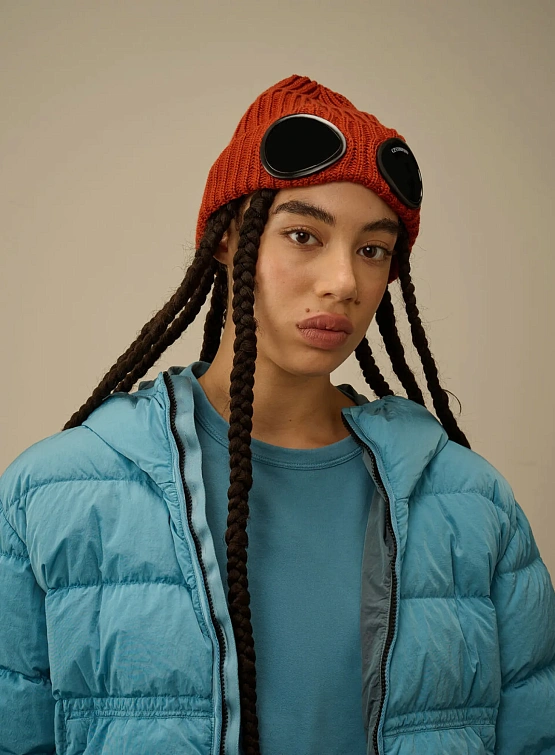 Шапка C.P. Company Extrafine Merino Wool Goggle Bombay Brow