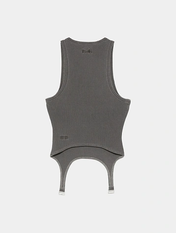 Женская майка Ksubi Origin Tank Garter Charcoal