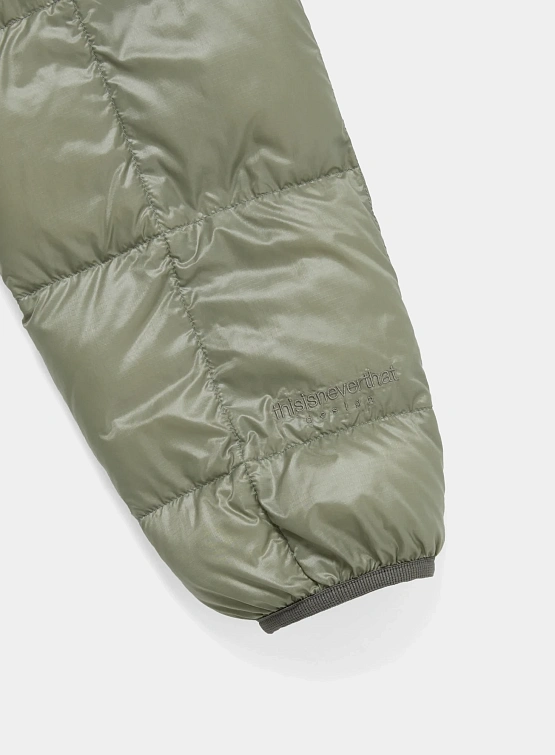 Пуховик thisisneverthat Pertex Light Down Dark Sage