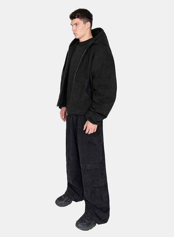 Джинсы XSAI Cargo Jeans Washed Black