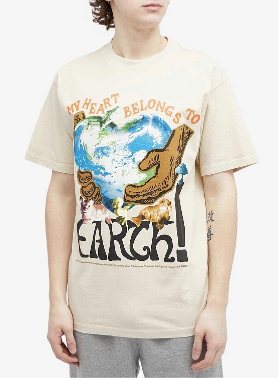Футболка MARKET Love Nature T-Shirt Ecru