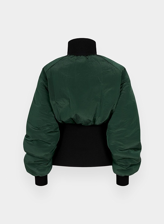 Женский бомбер Ottolinger Rib Puffer Jacket Green