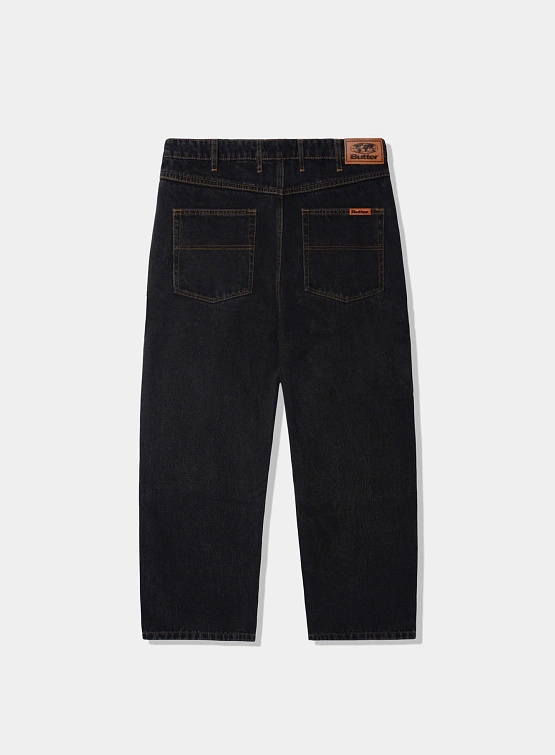 Джинсы Butter Goods Relaxed Denim Washed Black