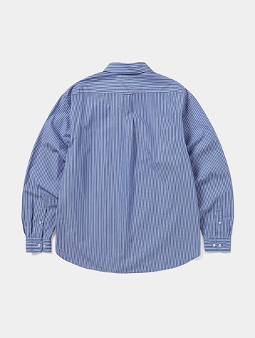 Рубашка thisisneverthat DSN Striped Shirt Blue