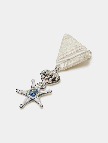 Женская брошь UNDERCOVER Star Off White