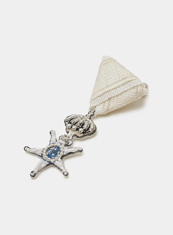 Женская брошь UNDERCOVER Star Off White