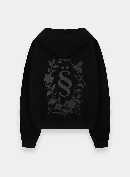 Худи Studio Slow x ÖMANKÖ Logo Hoodie Black