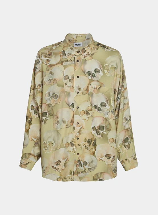 Рубашка Magliano Fontanelle Shirt Skull White