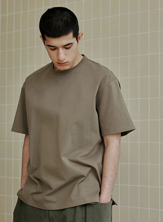 Футболка FrizmWORKS Og Double Rib Oversized Tee Mud