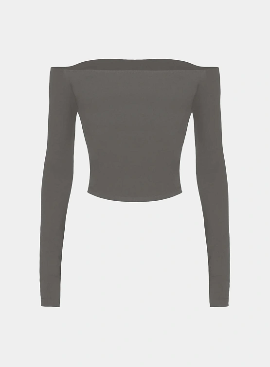 Женский лонгслив XSAI Off Shoulder Beluga