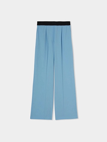Женские брюки MSGM Lightweight Wool Blue