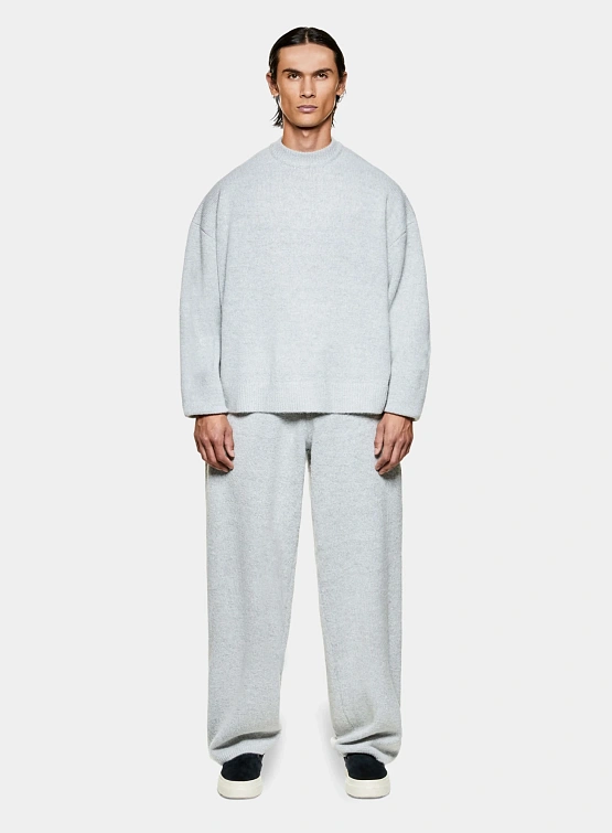 Свитшот MKI MIYUKI ZOKU Mohair Blend Knit Light Grey