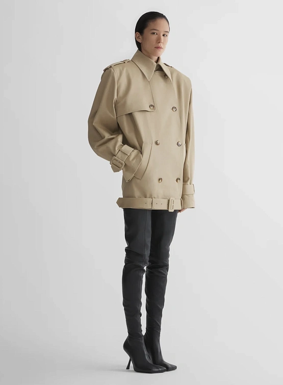 Женский тренч MUGLER Dropped Beige