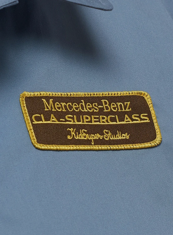 Рубашка KidSuper X Mercedes Benz Cropped Work Blue