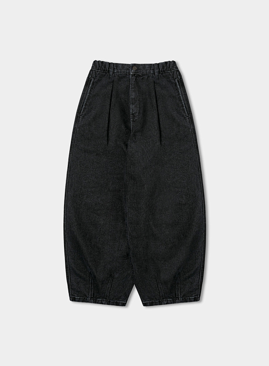 Джинсы ANGLAN Tin Denim Balloon Pants Black Denim