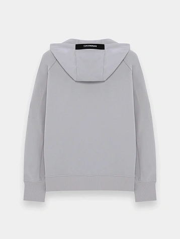 Зип-худи C.P. Company Diagonal Raised Fleece Blue Fox