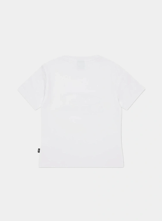 Женская футболка LMC WM Oval Globe Cropped Tee White