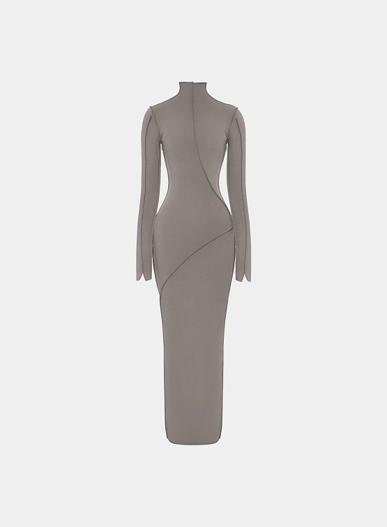 Женское платье XSAI Long Dress Warm Gray