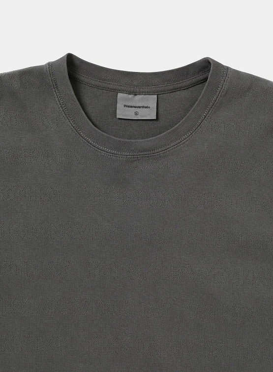 Футболка thisisneverthat TNT Jacquard Tee Charcoal