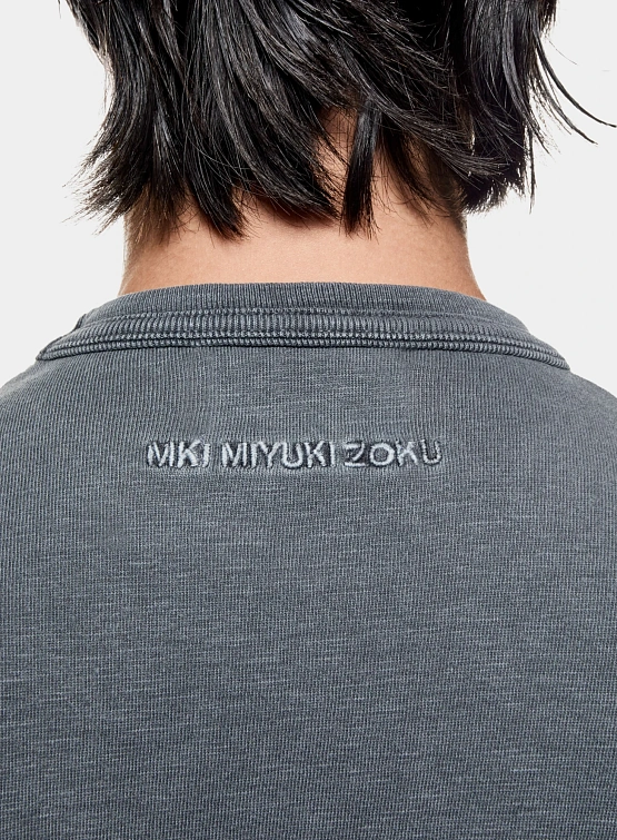 Футболка MKI MIYUKI ZOKU 220 Gsm Slub Pigment Black