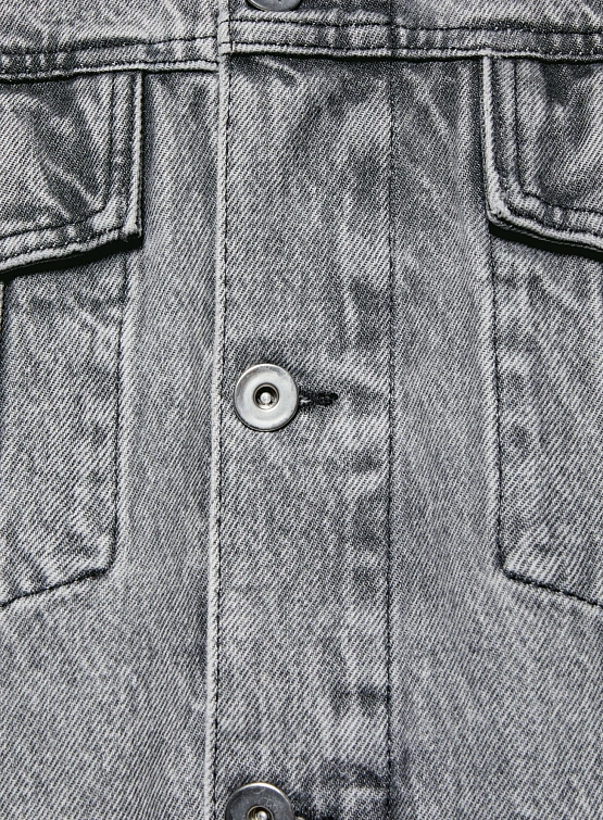 Джинсовая куртка MKI MIYUKI ZOKU Denim Trucker Washed Black