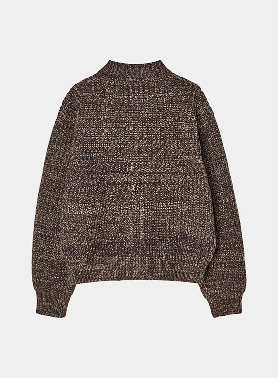 Кардиган AFTER PRAY Terre Intarsia Knit Brown