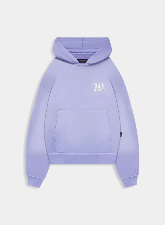 Худи RETERNITY Creative Dept Logo Washed Purple