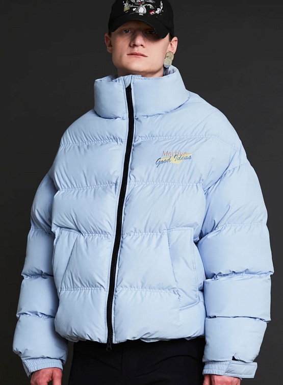 Пуховик Martine Rose Doll Puffer Icy Blue