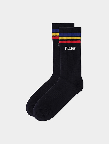 Носки Butter Goods Stripe Socks Black