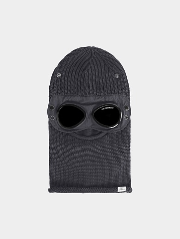 Балаклава C.P. Company Extra Fine Merino Wool Goggle Forged Iron