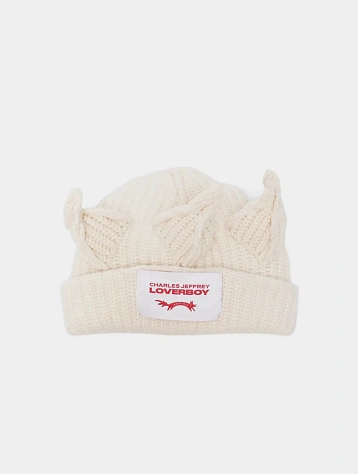 Шапка Charles Jeffrey Loverboy Chunky Berserker Ecru