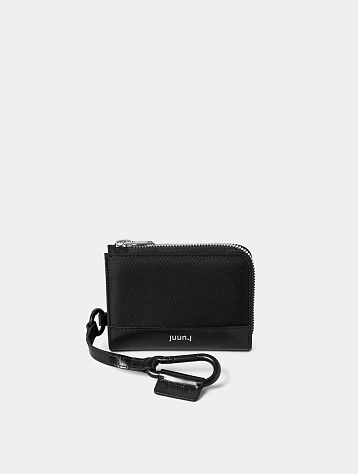 Картхолдер JUUN.J Nylon Zip Card Holder Black