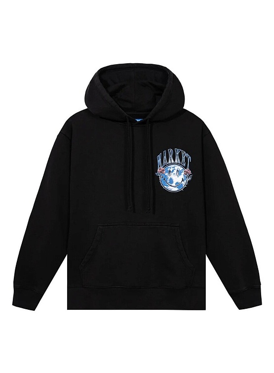 Худи MARKET Smiley Reflect Black