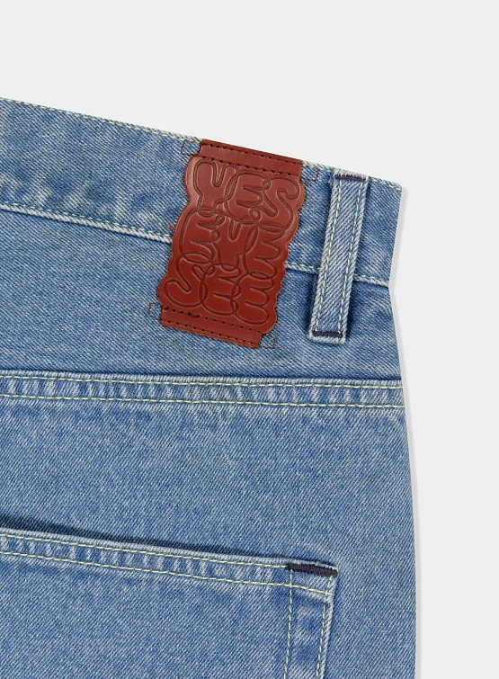 Шорты YESEYESEE Basal 5 Pockets Bleached Indigo