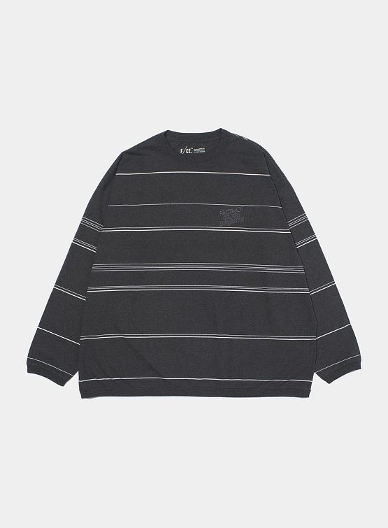 Лонгслив F/CE. Re Logo L/S Border T Gray