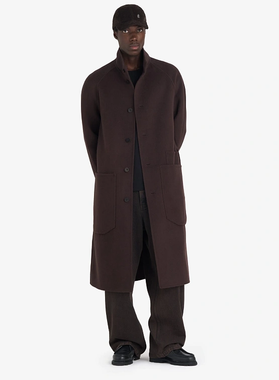 Пальто Études Heavy Wool Dk Brown