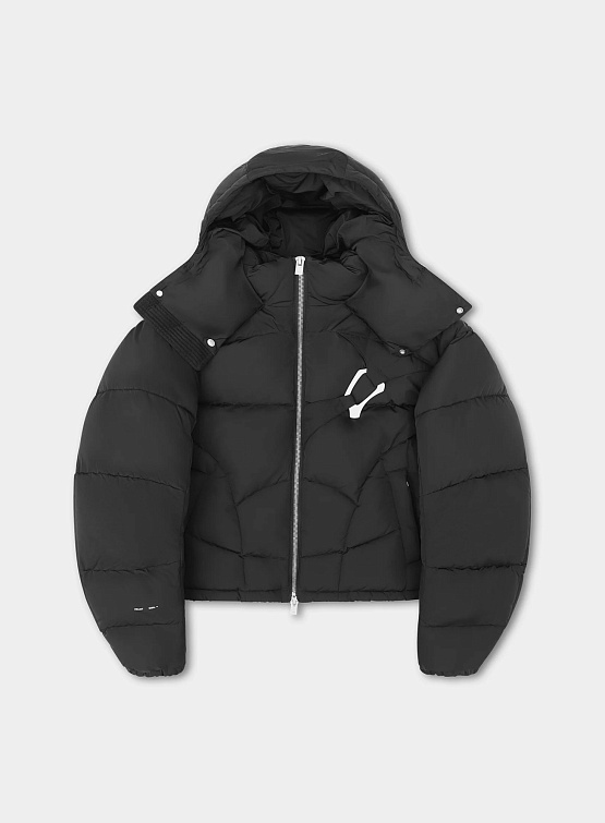 Пуховик HELIOT EMIL Abstract Down Puffer Black