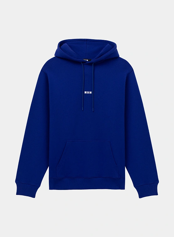 Худи MSGM Micrologo Electric Blue