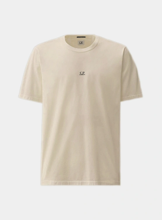 Футболка C.P. Company 70/2 Mercerized Jersey Gauze White