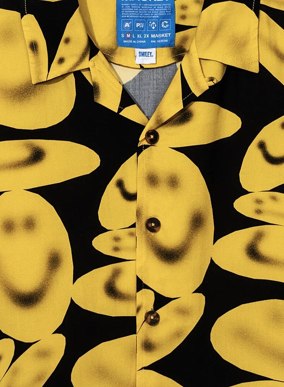 Рубашка MARKET Smiley Afterhours Washed Black