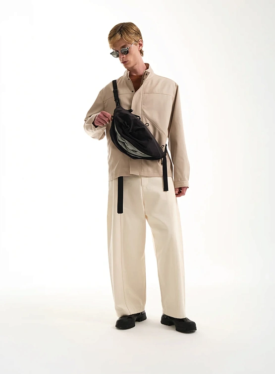 Сумка COTE&CIEL Orne Smooth Black & Sage Green