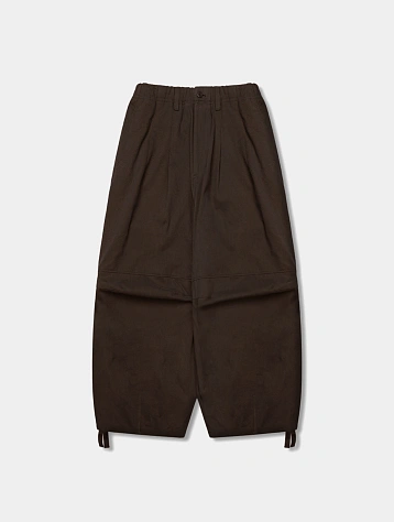 Брюки ANGLAN Lazy Twill Balloon Pants Brown