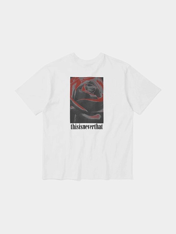 Футболка thisisneverthat Rose Tee White