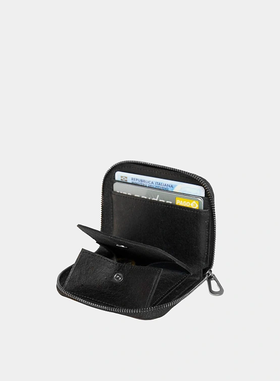 Кошелек COTE&CIEL Wallet & Purse Zippered M Leather Black