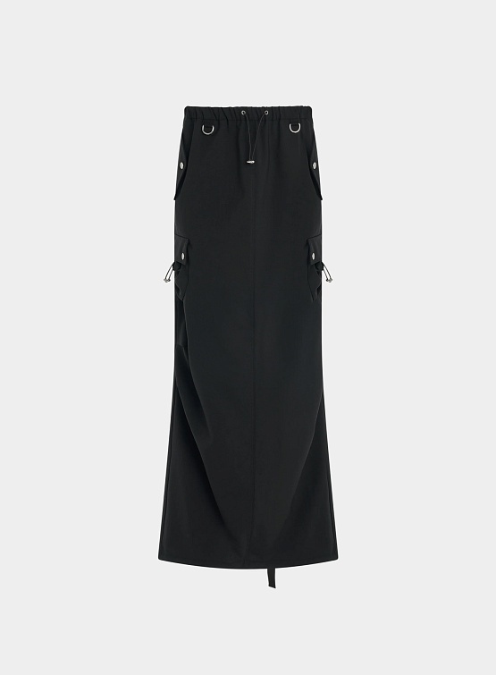 Женская юбка Coperni Tailored Cargo Maxi Skirt Black/Lilac