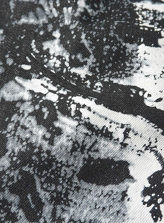 Джинсы JUNTAE KIM Printed Trompe L'oeil Trousers Black