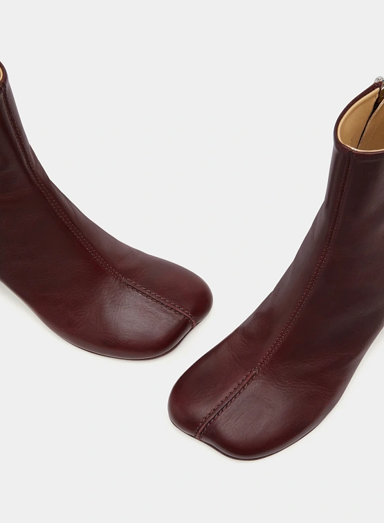 Женские ботильоны MM6 Maison Margiela Anatomic Brown